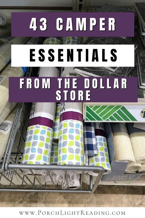 Pop Up Camper Essentials List, How To Stock Your Camper, Rv Essentials Travel Trailers, Diy Camper Decor Dollar Stores, Camper Supplies List, Camper Cleaning Hacks, Pop Up Camper Essentials, Decorate Camper Travel Trailers, Camper Camping Hacks