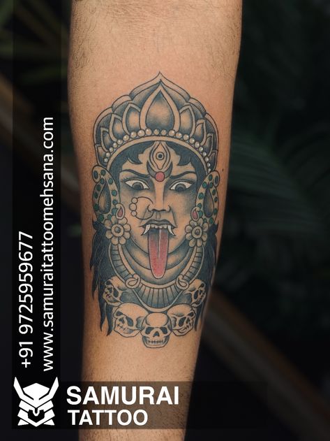 Maa Kali Tattoo Design, Kali Mata Tattoo, Kali Maa Tattoo, Mahakali Tattoo, Maa Kali Tattoo, Kali Tattoo Design, Mata Tattoo, Maa Tattoo, Kali Tattoo