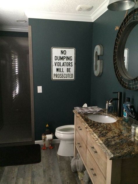 27 Boys Bathroom Ideas for 2021 Boys Bathroom Ideas Teenagers, Teenage Bathroom, Boy Bathroom Ideas, Boys Bathroom Decor, Boy Bathroom, Makeover Kamar Mandi, Girl Bathroom Decor, Teen Bathrooms