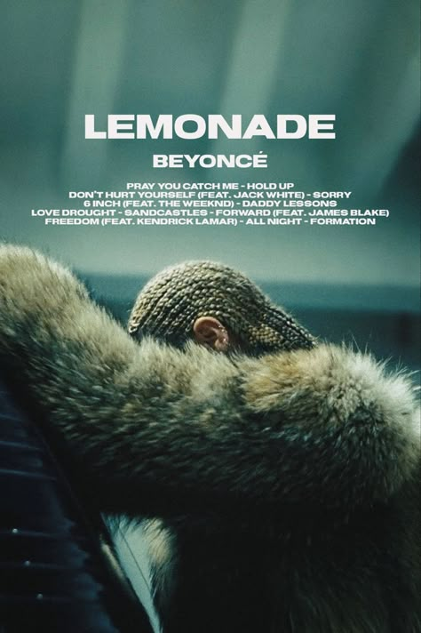 Beyonce Lemonade Album Cover, Beyoncé Poster, Beyonce Poster, Uni Posters, Artists Posters, 2000s Posters, Beyonce Album, Beyonce Lemonade, Album Wall