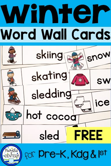 Preschool Word Walls, Preschool Writing Center, Kindergarten Writing Center, Word Wall Kindergarten, Writing Center Preschool, Writing Center Kindergarten, Vocabulary Word Walls, Winter Writing, Science Words