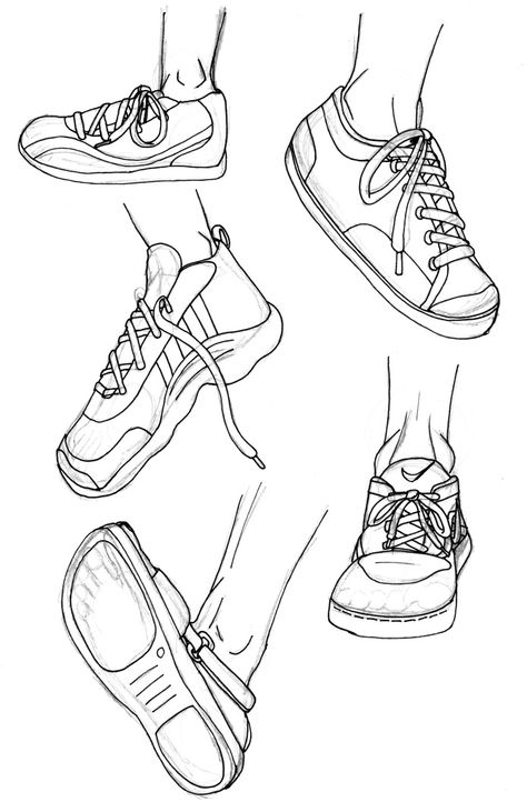 Shoe Study by https://www.deviantart.com/tesunie on @DeviantArt Shoes Side View Drawing, Shoe Study, Shoe Slides, Side View Drawing, Outside View, Motion Graphs, Tree Drawings Pencil, Drawings Tutorials, Shoe Designs