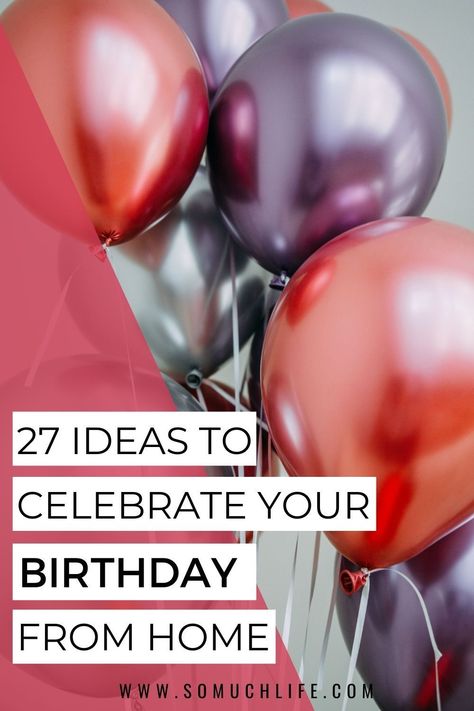 2020 has certainly changed the way we celebrate birthdays! But just because we are limited in what we can do, doesn't mean the fun should end. Here are 27 ideas to celebrate your birthday at home! Birthday Staycation Ideas, Barcelona Now, Birthday At Home, In My 40s, Wine Cupcakes, Virtual Birthday, Staycation Ideas, Lucky Plant, Thirty Birthday