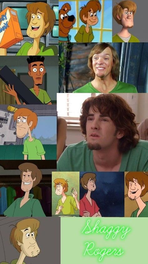 Scooby Doo Daphne And Fred Fanart, Shaggy Scooby Doo Movie, Shaggy Wallpaper, Scooby Doo Redesign, Shaggy Fanart, Scooby Doo Comic, Scooby Doo Drawing, Scooby Doo Fanart, Scooby Doo Characters