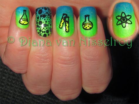 Science Nails, Lab Science, Fun Plates, Splish Splash, Science Lab, Business Idea, China Glaze, Nail Paint, The Science