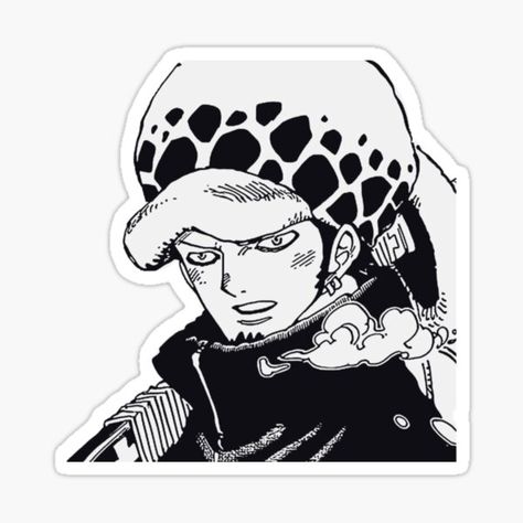 Trafalgar Law Cute, Law Stickers, Law Icon, Luffy Zoro, Zoro Nami, Pirate King, Trafalgar Law, One Piece Comic, One Piece Fanart