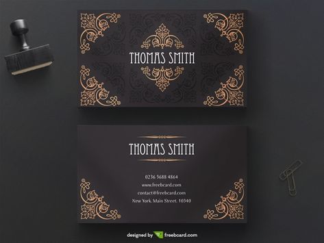 Tattoo Artist Business Cards, Art Deco Colors, Artist Business Card, Simple Business Card, Buisness Cards, Black Business Card, Simple Business Cards, Artist Business, Floral Elements