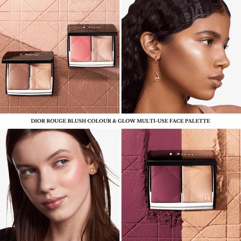 Dior Rouge Blush Colour & Glow Multi-Use Face Palette Dior Rouge Blush, Easy Contouring, Dior Blush, Dior Rouge, Makeup News, Face Palette, Chanel Beauty, Dior Makeup, Pregnancy Safe Products