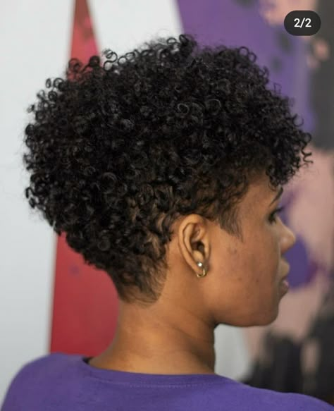 Tapered Haircut 4c Hair, Tapered Faux Hawk Natural Hair, Jeri Curl Hairstyles Short, Taper Fade Curly Hair Black Women, Afro Pixie Haircut 4c, Tapered 4c Hair, Short Thick Natural Hairstyles For Black Women, Natural Hair Big Chop Styles, Tapered Natural Hair For Black Women