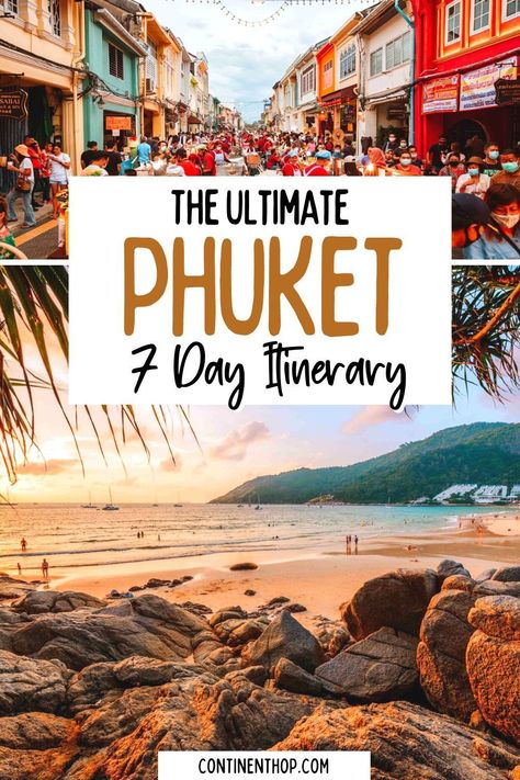 The Ultimate Phuket 7 Day Itinerary | 7 days in Phuket is a good duration to get to explore all the island has to offer. Even if small, Phuket is quite popular and busy, so here’s some of the best foodie, fun and responsible things you can do on a Phuket 7 day itinerary. Phuket Things To Do, Phuket Itinerary, Phuket Thailand Travel, Things To Do In Phuket, 7 Day Itinerary, Phuket Travel, James Bond Island, Thailand Itinerary, Thailand Vacation