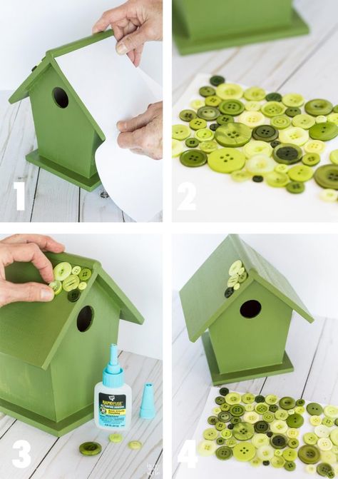 Birdhouse Painting Ideas, Birdhouse Painting, Painted Ideas, Homemade Bird Houses, Birdhouse Craft, Bird Houses Ideas Diy, Wood Birdhouses, Bird House Feeder, Bird House Plans