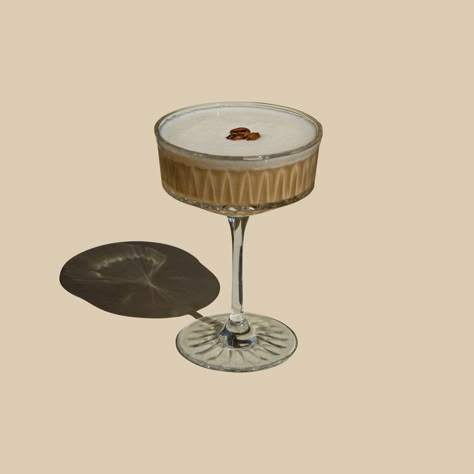 Espresso Martini Vintage Cocktail Photography, Espresso Martini Graphic, Espresso Martini Photography, Espresso Martini Art, Bev Cart, Espresso Martini Aesthetic, Martini Illustration, Aesthetic Sabrina Carpenter, Espresso Martini Ingredients