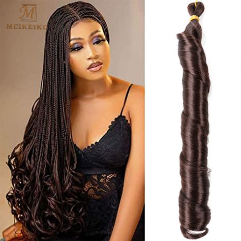 Synthetic 20-24 Inches Loose Wave Crochet Braids Hair Ombre Spiral Curls Pre Stretched Braiding Hair Extensions For Black Woman https://m.alibaba.com/product/1600463776675/Synthetic-20-24-Inches-Loose-Wave-Crochet.html?__sceneInfo={"cacheTime":"1800000","type":"appDetailShare"} Pre Stretched Braiding Hair, Crochet Braids Hair, Wave Crochet, Braiding Hair Extensions, Spiral Curls, Hair Ombre, Jumbo Braids, Crochet Braids Hairstyles, Women Boxing