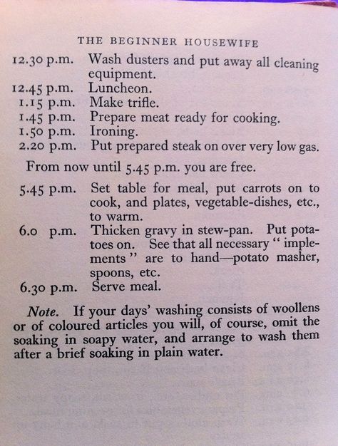 1950 Housewife, The Good Wife's Guide, Housekeeping Schedule, Vintage Homemaking, 50s Housewife, 1950s Housewife, Happy Homemaking, Life In Australia, Happy Housewife