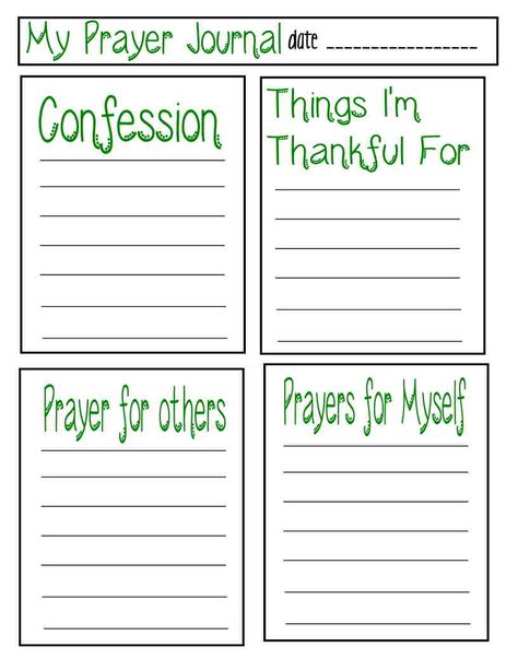 Write to your sponsored children about prayer and send them some of these printable prayer journal pages. #prayer #journal #printable Worship Stations, God's Character, Prayer Journal Template, Kids Prayer, Journal Format, Prayer Journal Printable, Prayer Journaling, Prayer Journals, Printable Prayers