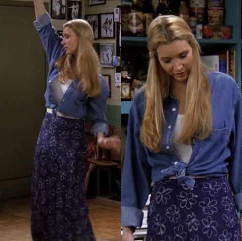 Phoebe Friends, Phoebe Buffay Outfits, 90s Inspired Outfits, Mode Hippie, Phoebe Buffay, Tv Show Outfits, Outfit 90s, 90s Fashion Outfits, Movies Outfit