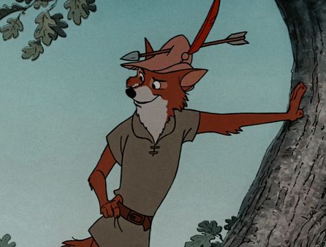 Wildest Hear Me Out, Robin Hood Fanart, Fox Robin Hood, Male Disney Characters, Robin Hood Cartoon, Disney Robin Hood, Robin Hood 1973, Disney Icon, Celtic Animals