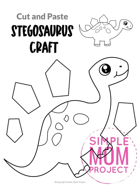 Pteradactyl Crafts, Triceratops Craft, Tk Crafts, Dinosaur Cut Outs, Homeschooling Lessons, Build A Dinosaur, Dinosaur Crafts Preschool, Dinosaur Template, Dinosaur Craft