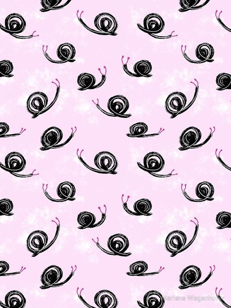 Fastest kid on the block, but you're into sarcasm? This snails pattern is for you! Funny Pattern, Funny Prints, Kids On The Block, Art Class, Individual Style, The Block, Surface Pattern, Iphone Wallet, Paw Print Tattoo