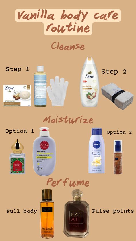 Ultimate vanilla body care routine 🤎 #vanillabodycareroutine #vanillagirlaesthetic #vanillaperfume #vanilladove #vanillacashmere