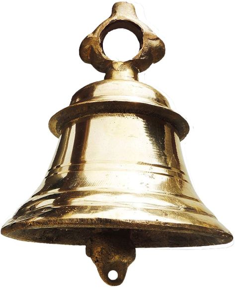 Temple Bell, Temple Bells, Pooja Mandir, Indian Gifts, Hanging Bell, Indian Temple, Thick Rope, Brass Bells, Pooja Rooms