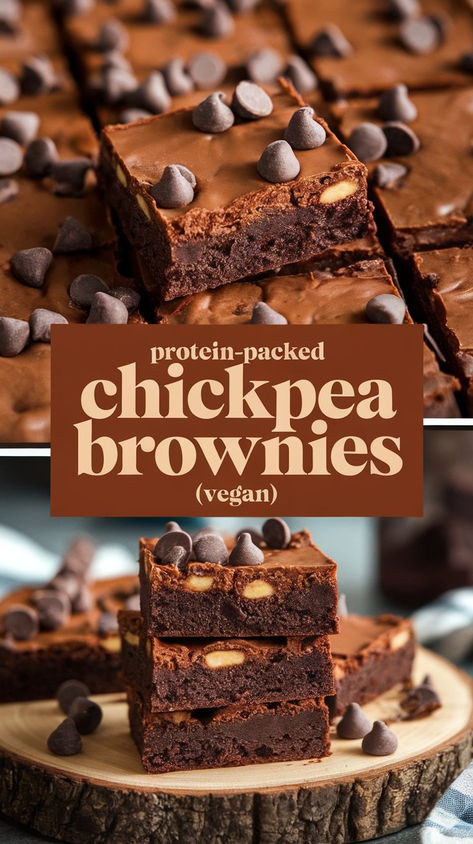 These vegan chickpea brownies are a dream come true for protein lovers! Packed with plant-based power, they're super fudgy, chocolatey, and satisfying. Whether you need a pre-workout snack or a healthy dessert, these brownies have you covered!
#VeganProtein #HealthyBrownies #PlantBasedTreats Protein Brownies Healthy, Protein Powder Brownies, Chickpea Protein, Healthy Vegan Brownies, Tofu Dessert, List Of Desserts, Chickpeas Protein, Chickpea Brownies, Preworkout Snack