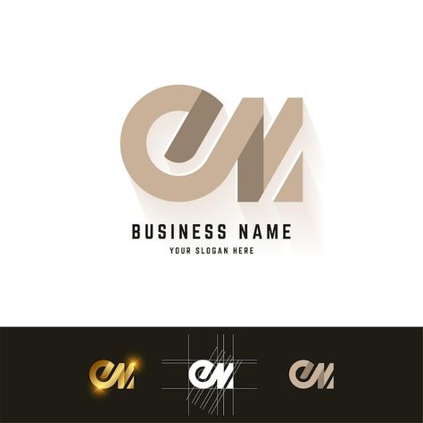 Letter em or en monogram logo with grid ... | Premium Vector #Freepik #vector #logo #business #gold #abstract Em Monogram, Ems Logo, Flower Logo Design, Monogram Logo Design, Letter Form, Circle Logos, Letter Logo Design, Logo Business, Minimalist Logo Design