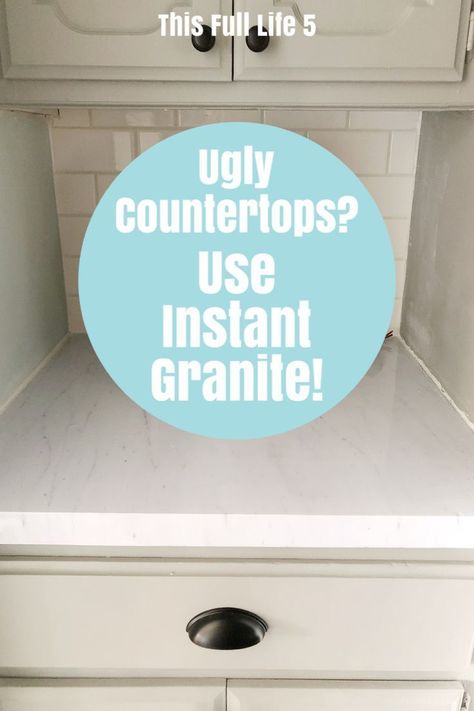 Diy Marble Countertops, Faux Marble Countertops, Painted Granite Countertops, Formica Kitchen Countertops, Instant Granite, Countertop Redo, Faux Marble Countertop, Corian Countertops, Faux Granite