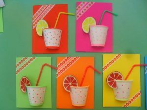 orange-juice-craft-idea Juice Craft, Juice Crafts, Paper Cup Crafts, Back To School Crafts, Summer Crafts For Kids, Cup Crafts, Crafts For Kids To Make, Paper Cups, Preschool Art