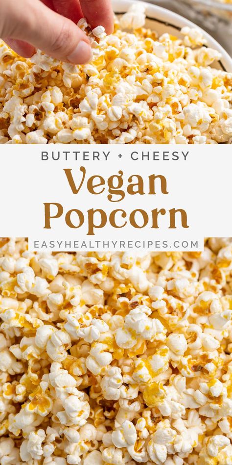 Popcorn Stovetop, Vegan Popcorn Recipes, Homemade Popcorn Flavors, Wfpb Snacks, Nutritional Yeast Popcorn, Vegan Popcorn, Gluten Free Popcorn, Syrup Recipes, Vegan Facts