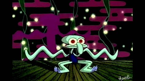 Squidward - Dance to Dubstep, via YouTube. Squidward Dancing, Dancing Meme, Dance Meme, Dubstep, Dancing