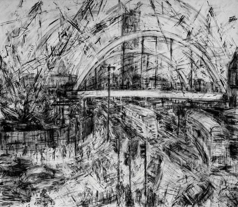 Jeanette Barnes | SITE SPECIFIC at Eleven Spitalfields Gcse Art, Urban Environment, A Level Art, Sense Of Place, Scaffolding, Architectural Features, Drawing Prints, Built Environment, Environmental Art