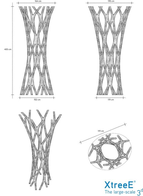 Gallery of This Complex Concrete Column Was Made Using 3D-Printed Formwork - 11 3d Printed House, Printed Concrete, 3d Printing Architecture, Concrete Column, Pavilion Design, Eco Architecture, Genius Loci, Parametric Design, Architecture Design Concept