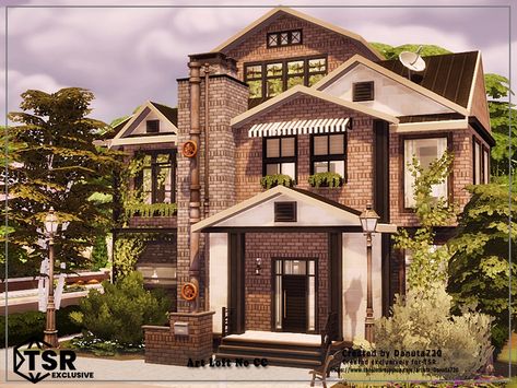 The Sims Resource - Art Loft No CC The Sims 4 Lots, Art Loft, Sims Houses, House Loft, Sims Ideas, Horse Ranch, Game Play, Sims House, Electronic Art