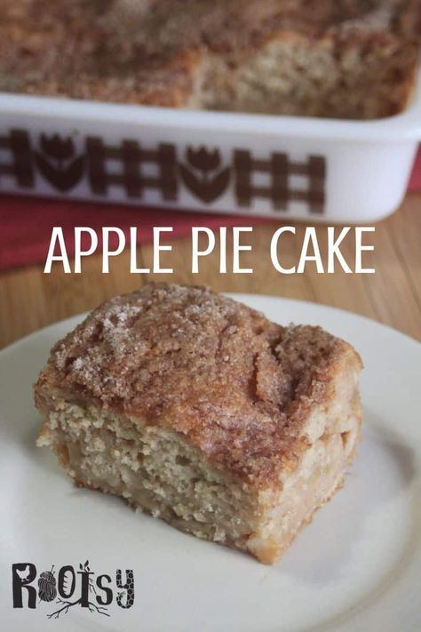 Make this easy apple pie cake with streusel topping for brunch or dessert. Get the full recipe using canned apple pie filling on our blog. #cakerecipe #homemaderecipes #recipeideas Apple Pie Filling Desserts, Easy Homemade Apple Pie, Pie Filling Desserts, Canned Apple Pie, Recipe Using Apples, Apple Pie Cake, Apple Pie Filling Recipes, Easy Apple Cake, Apple Desserts Easy