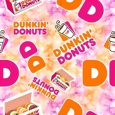 Dunkin Donuts Wallpaper, Donuts Wallpaper, Starbucks Background, Colorful Wallpaper, Tumbler Designs, Donuts, Iphone Wallpaper, Finding Yourself, Iphone