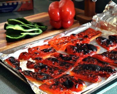 How to roast bell peppers in the oven. Roast Bell Peppers, Homemade Pimento Cheese Recipe, How To Roast Peppers, Atk Recipes, Pimento Peppers, Roast Peppers, Pimento Cheese Recipe, Homemade Pimento Cheese, Pimento Cheese Recipes