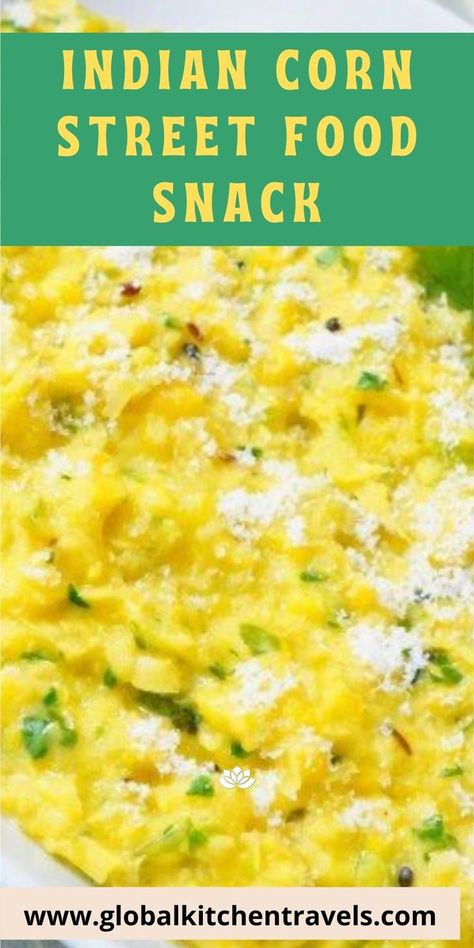 Indian Corn Recipes, Season Corn, Street Food Recipe, Sweet Corn Recipes, Street Corn Recipe, Indian Side Dishes, Indian Street Food Recipes, Corn Pudding, Indian Corn