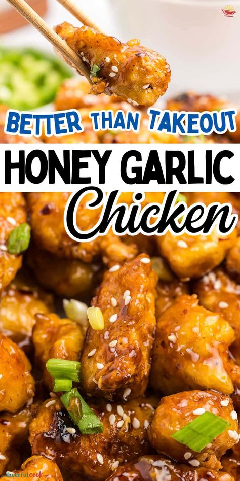 Honey Garlic Chicken Bites, Sauteed Vegetables Recipe, Garlic Chicken Bites, Easy Honey Garlic Chicken, Chicken Bites Recipes, Orange Chicken Crock Pot, Garlic Chicken Recipe, Easy Family Dinner, Honey Garlic Sauce