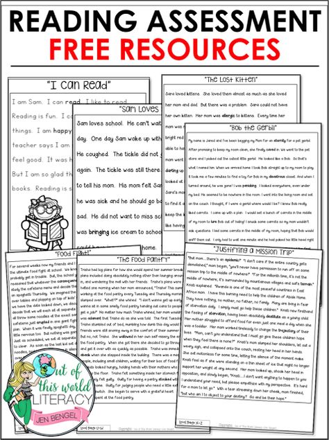 Reading Assessments 2nd Grade, Reading Level Assessment, Leveled Reading Passages, Fluency Passages, Reading Tutoring, Reading Assessment, Reading Specialist, 4th Grade Reading, 3rd Grade Reading