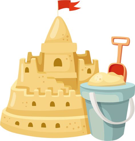 Castle Png, Castle Clipart, Beach Clips, Summer Graphics, Yosemite Camping, Scrapbook Images, Beach Clipart, Waterproof Matches, Baby Room Design