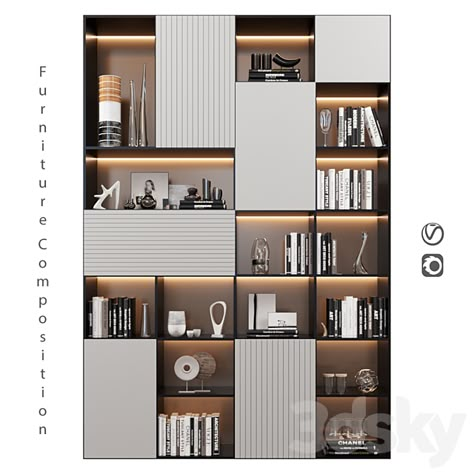 Library Unit, Elegant Library, Tv Wall Decor Living Room, Display Shelf Design, Office Cabin, Library Bedroom, Modern Tv Wall, Book Rack, Shelving Design