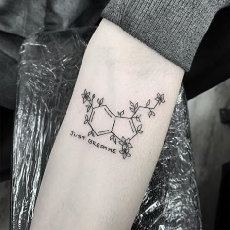 Alchemy Tattoos, Serotonin Tattoo, Alchemy Tattoo, Science Tattoos, Dna Tattoo, Molecule Tattoo, Health Tattoo, Henna Tattoo Kit, Instagram Hashtag