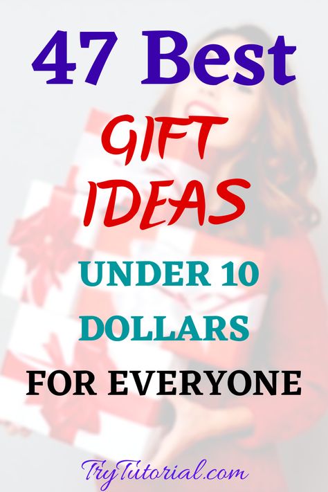 Here is the list of best gift ideas under 10 dollars or $10 that you can use to buy cheap gifts for him, her, or even for the kids. Moreover, you can use these gift ideas for becoming a secret Santa this Christmas. #giftsunder10dollars #under$10 #forher #forhim #christmas #secretsanta #forkids Santa Presents Ideas, Gift Ideas Under 20 Dollars, Christmas Gift Ideas For Secret Santa, Secret Santa Gift Ideas Under $10, 10 Dollar Gift Ideas, Christmas Gifts Under $10, Gift Ideas Under $10, Christmas Gifts Under 5 Dollars, Gifts Under $10