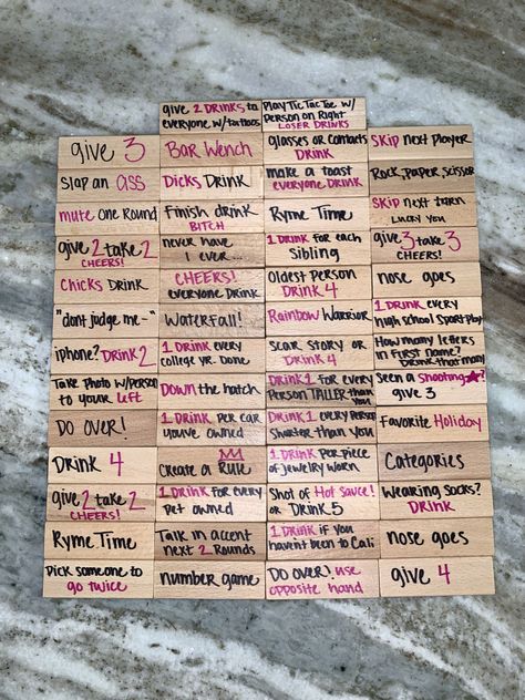 Bachelorette Party Jenga, Strip Jenga, Drunk Jenga Blocks, Drinking Jenga Ideas, Dirty Jenga Ideas, Jenga Drinking Game Ideas, Jenga Drinking Game Diy, Drunk Jenga Ideas, Jenga Ideas