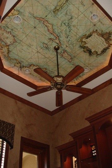 Old World Home, Steampunk Decor, Living Modern, Steampunk Style, Old Maps, The Ceiling, Decor Minimalist, Style At Home, Boho Home