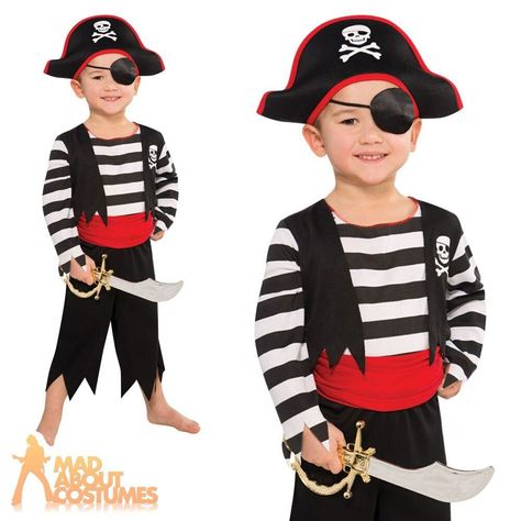 Pirate Costume Kids Boys, Diy Pirate Costume For Kids, Adult Pirate Costume, Boys Pirate Costume, Homemade Pirate Costumes, Pirate Dress Up, Pirate Costume Kids, Pirate Girl Costume, Pirate Costume Diy