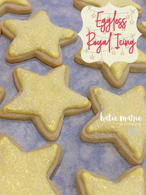 Royal Icing With Gelatin, Royal Icing Alternative, No Egg Royal Icing, Eggless Royal Icing Recipe, Royal Icing No Egg, Royal Icing With Egg Whites, Royal Icing Recipe Without Meringue Powder, Eggless Royal Icing, Icing Decorations