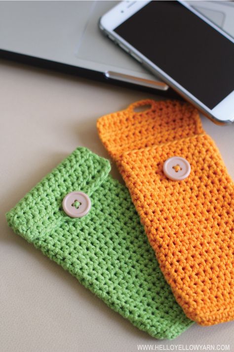 Crochet Iphone 11 Case, Crocheted Phone Case, Crochet Cell Phone Purse Free Pattern, Crochet Phone Bag Free Pattern, Crochet Phone Case Pattern Free, Crochet Eyeglass Cases, Crochet Phone Case, Crochet Phone Cover, Pochette Portable