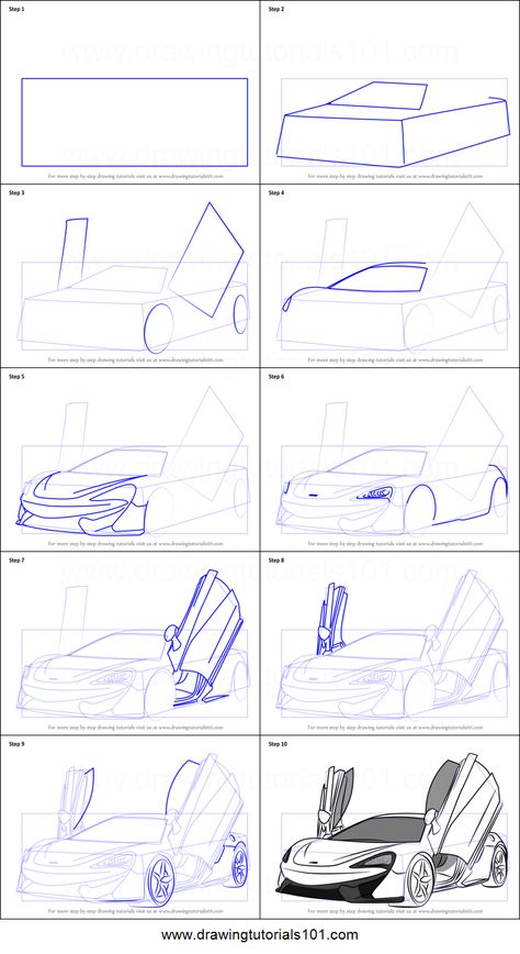 Vehicles Drawing, Vehicle Drawing, Car Tutorial Drawing, Drawings Of Cars, How To Draw Sports Cars, How To Draw Cars, Cars Drawing Tutorial, Car Drawing Sketches Step By Step, How To Draw A Car